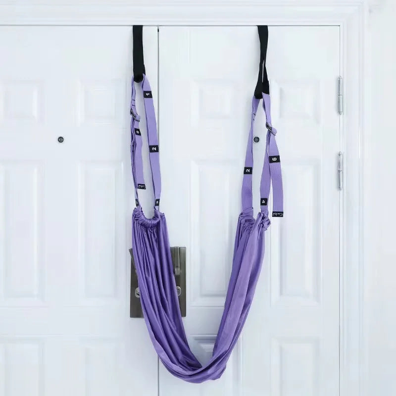 Aerial Yoga Sling Household Back Bend Trainer Yoga Rope Hanging On Door Inversion Stretch Belt Tension Belt