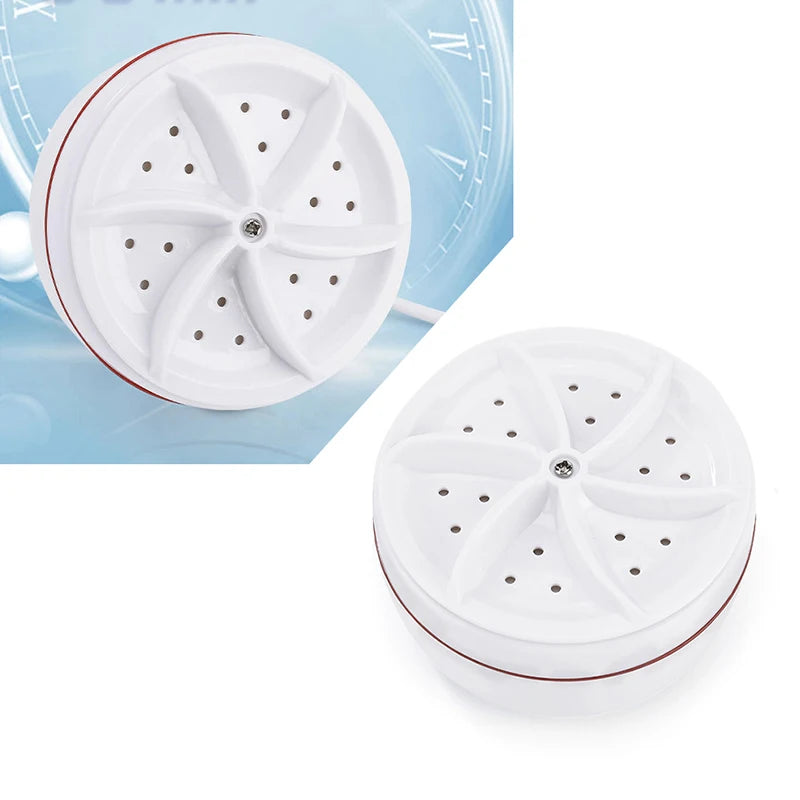Portable Mini Turbo Washer USB Powered Cleaning Washing Machine for Underwear Socks Mini Ultrasonic Turbo Washer for Home Travel
