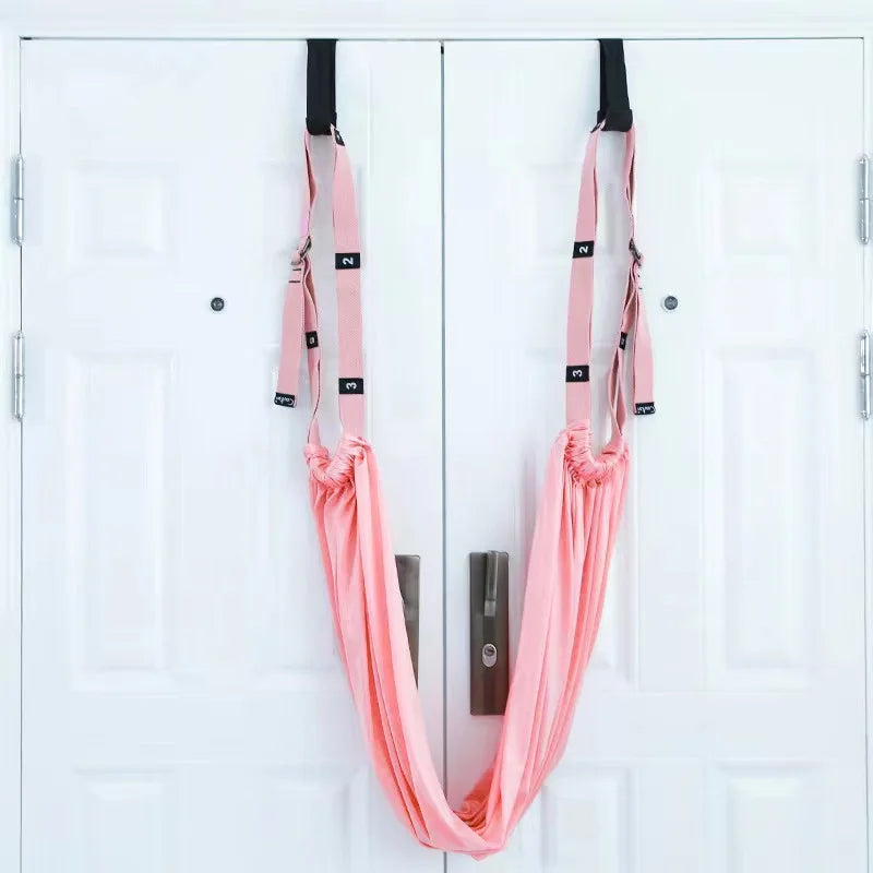 Aerial Yoga Sling Household Back Bend Trainer Yoga Rope Hanging On Door Inversion Stretch Belt Tension Belt