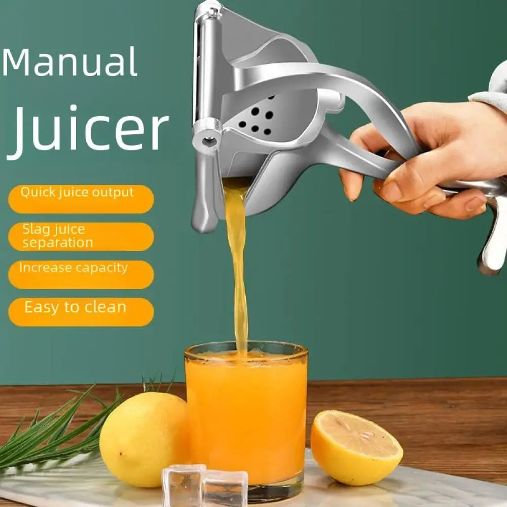 Manual Juicer Aluminium Pressed Fruit Juice Maker Household Convenient Nut Shell Extractor New