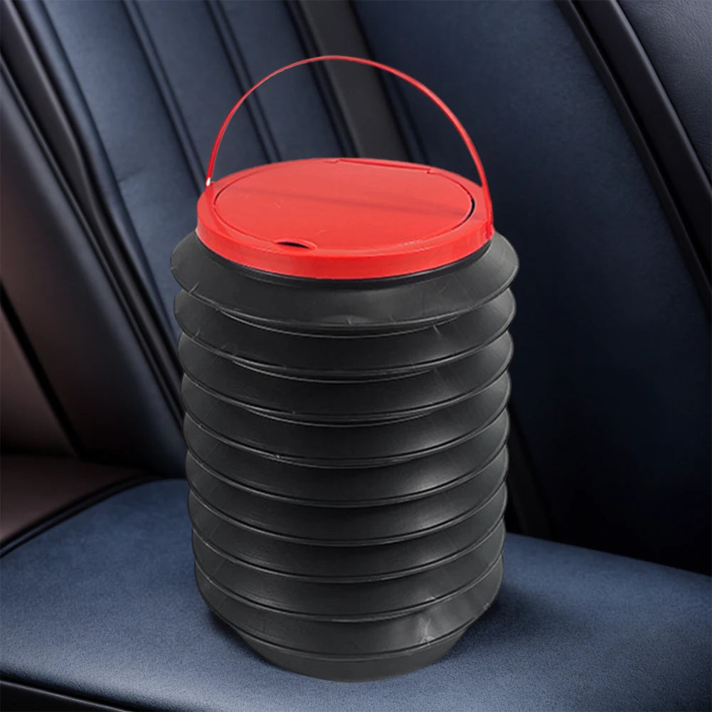 4L Table Storage Case Portable Small Car Trash Bin Multifunctional Water Bucket Automotive Garbage Can for Home Office
