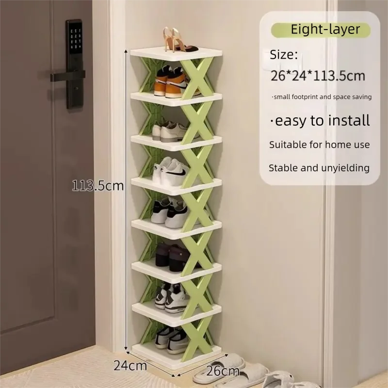 1Set Plastic Folding DIY Splicing Shoe Rack Home Simple Door Multifunctional Shoe Cabinet Multi layer Storage Rack for Shoes