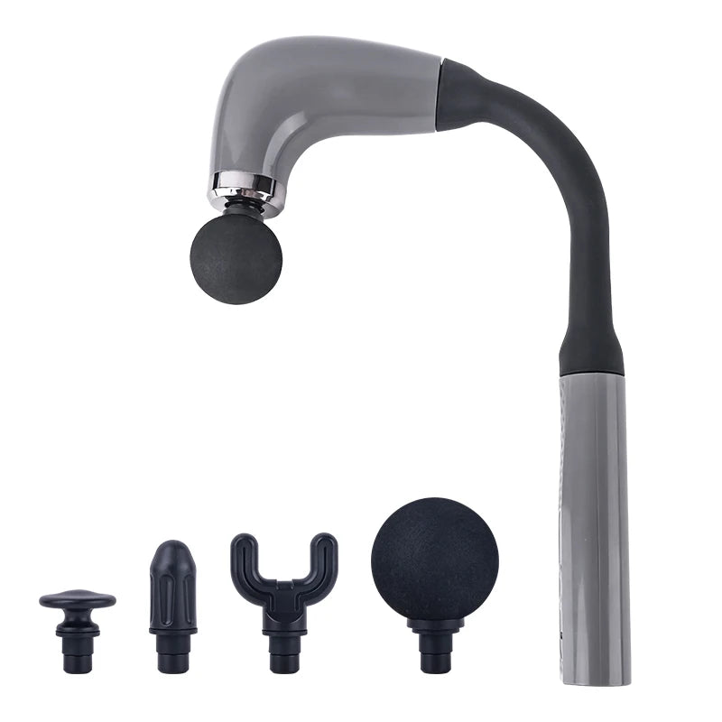 LESEN Handle Fascia Gun Relax Muscles Long Battery Life Smart Chip Quiet 9 Speed/9 Mode Operation 4 Professional Massage Head