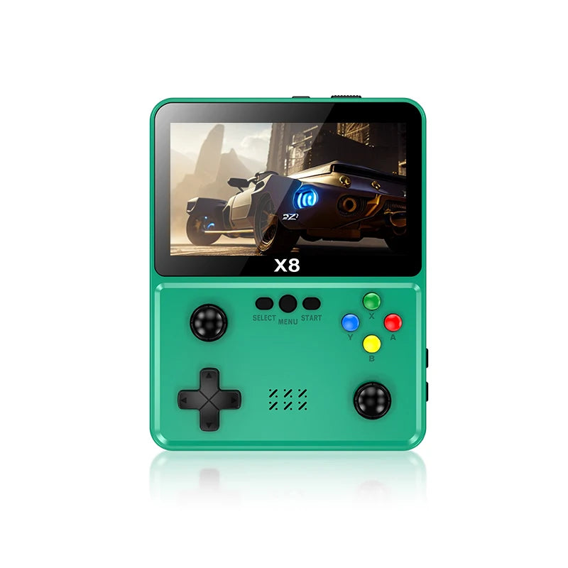 X8 Retro Handheld Game Console 4 Inch IPS Screen 10 Emulator Dual Operated Video Game Player Home Game Console PSP2000+ Gaming