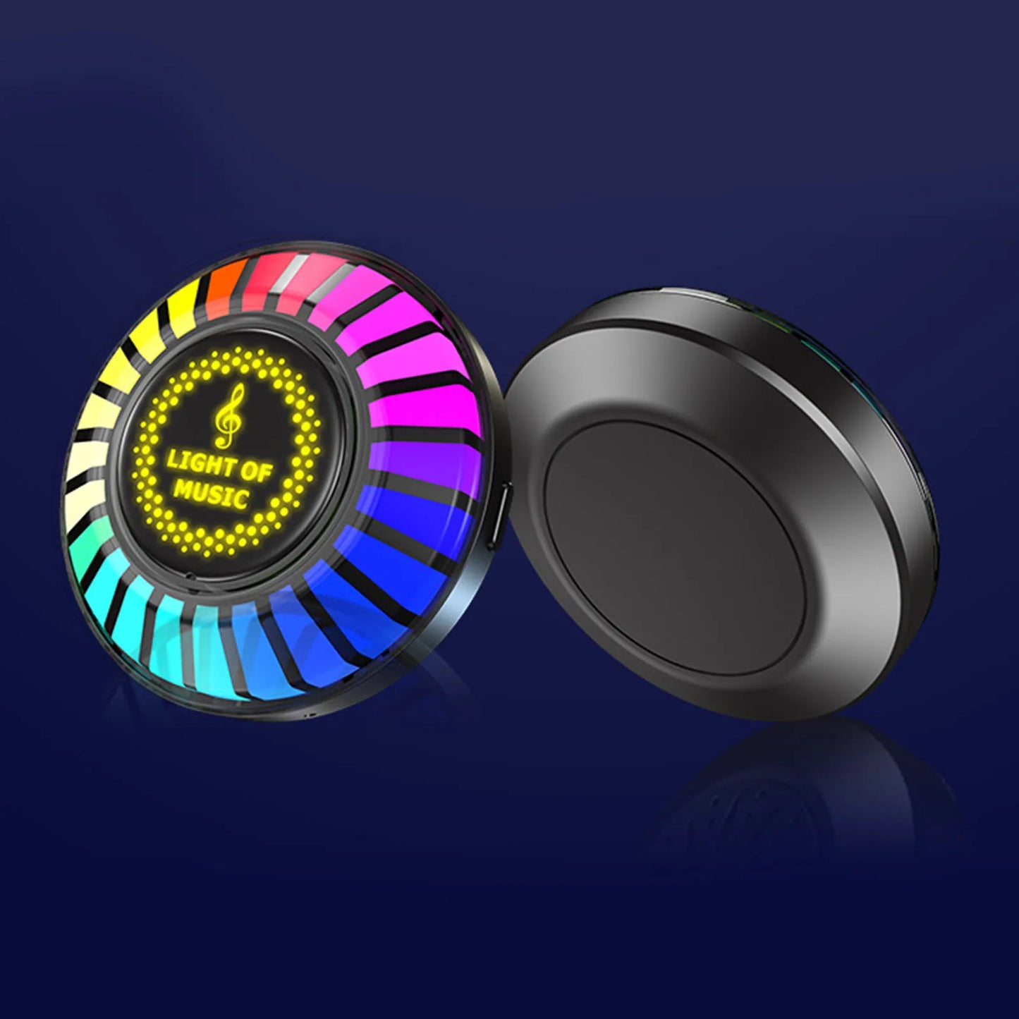 RGB Colorful Magnetic Sound Control Rhythm Light Car Voice Activated Rhythm Light Car Pickup Lamp F5 RGB Sound Control LED Light