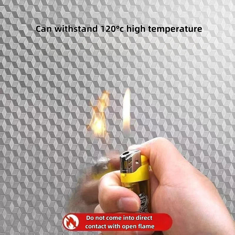Kitchen Countertop Oil-Proof Sticker Waterproof Self-Adhesive High Temperature Waterproof Kitchen Stove Sticker Wallpaper Suitable for Countertop Drawer Cabinet Rack