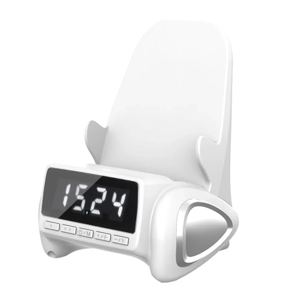 New smart sensor wireless bluetooth bracket speaker 018 lazy chair timing alarm clock carry multi-function