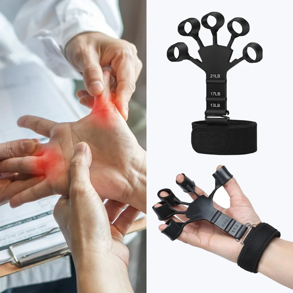 Gripper Kit Countable Strength Exercise Pliers Finger Stretcher Arthritis Rehabilitation Training Portable Hand Compact Soft