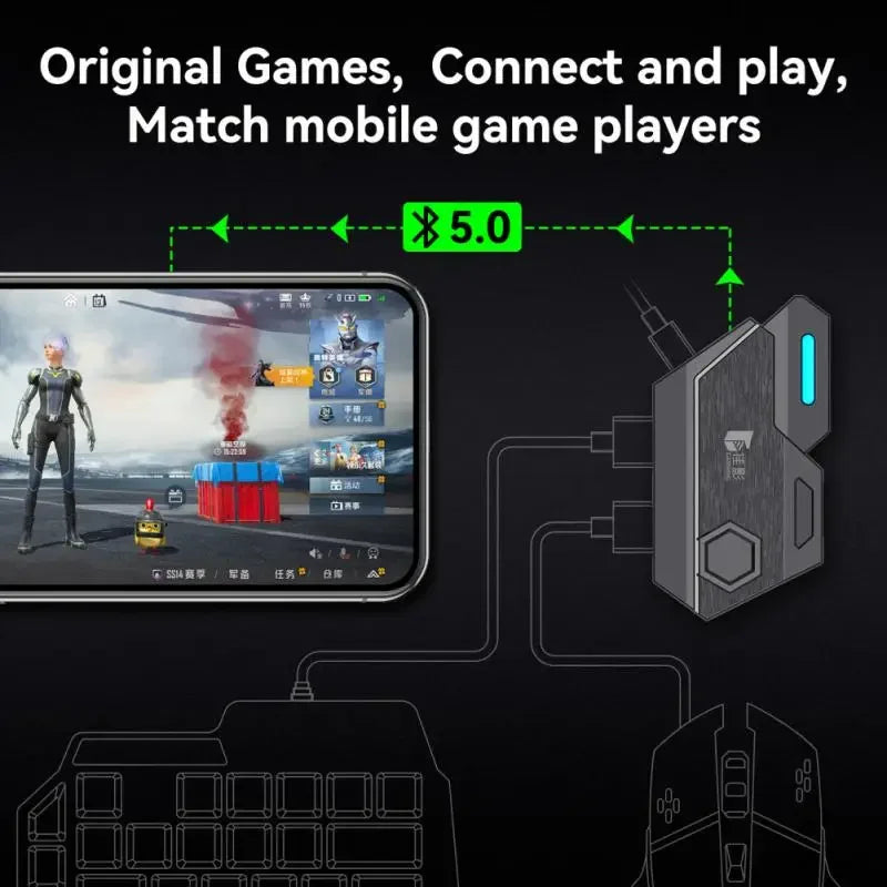Mix SE Mouse & Keyboard Converter Professional Accessories Gaming  Faster Reaction for Android Phone PUBG Games
