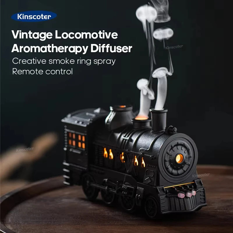 Ultrasonic air humidifier for trains, jellyfish spray, essential oil diffuser, remote control, colored lights
