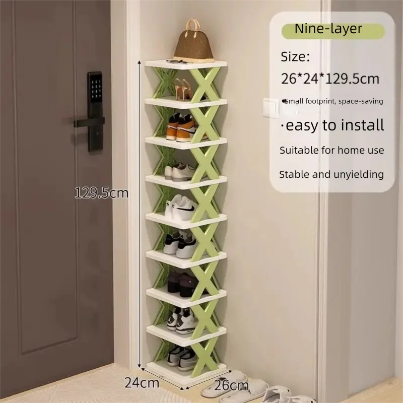 1Set Plastic Folding DIY Splicing Shoe Rack Home Simple Door Multifunctional Shoe Cabinet Multi layer Storage Rack for Shoes