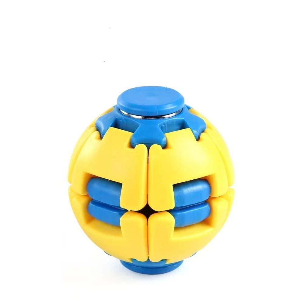 Portable 3D Printing Antistress Fidget Spinner Color Pressure Reducing Ball Press Rotate Relieve Stress Office Toy Children Gift