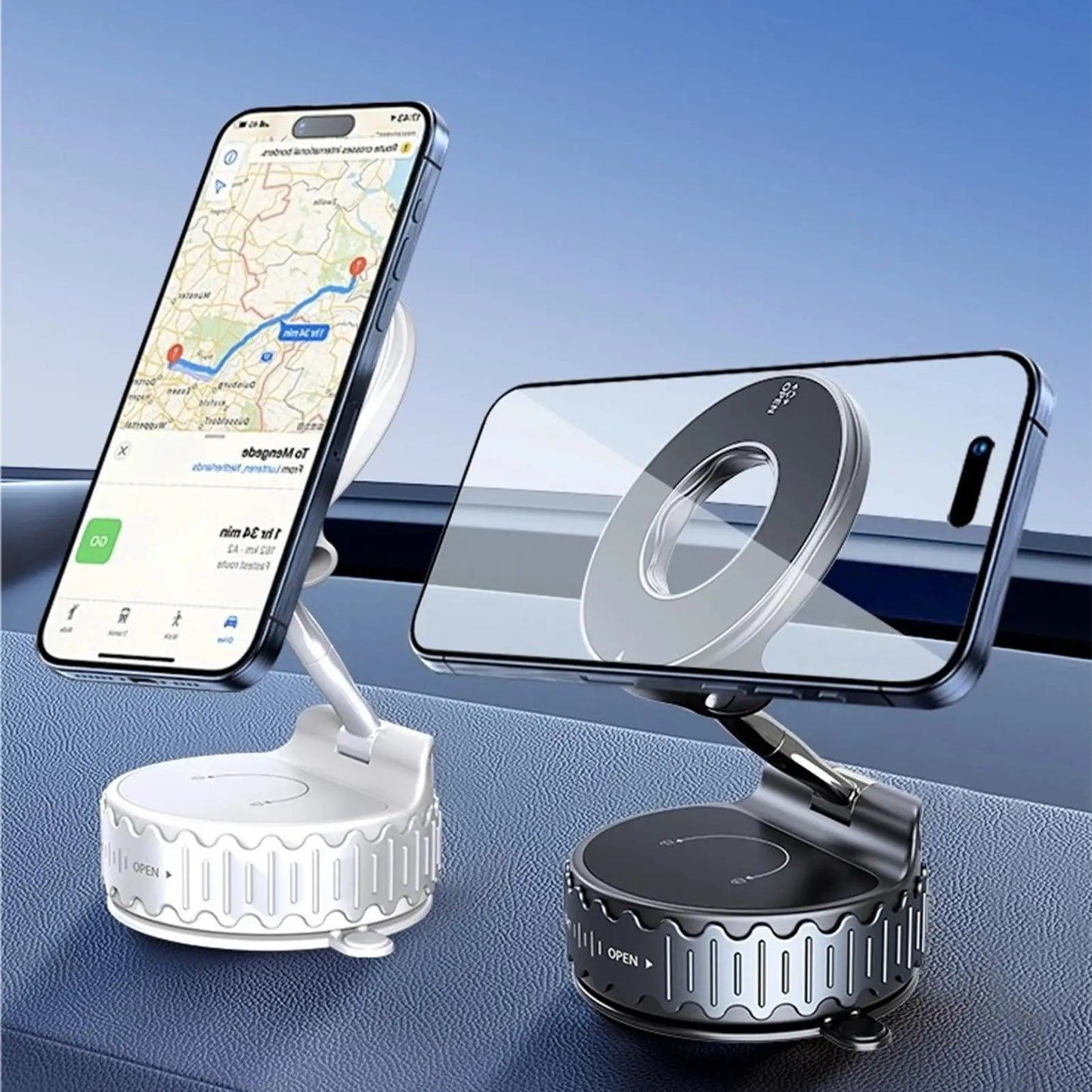 Suction Phone Holder Adjustable 360 Degree Rotating Auto Accessories Car Phone Holder Mount For Truck Taxi Delivery Travel