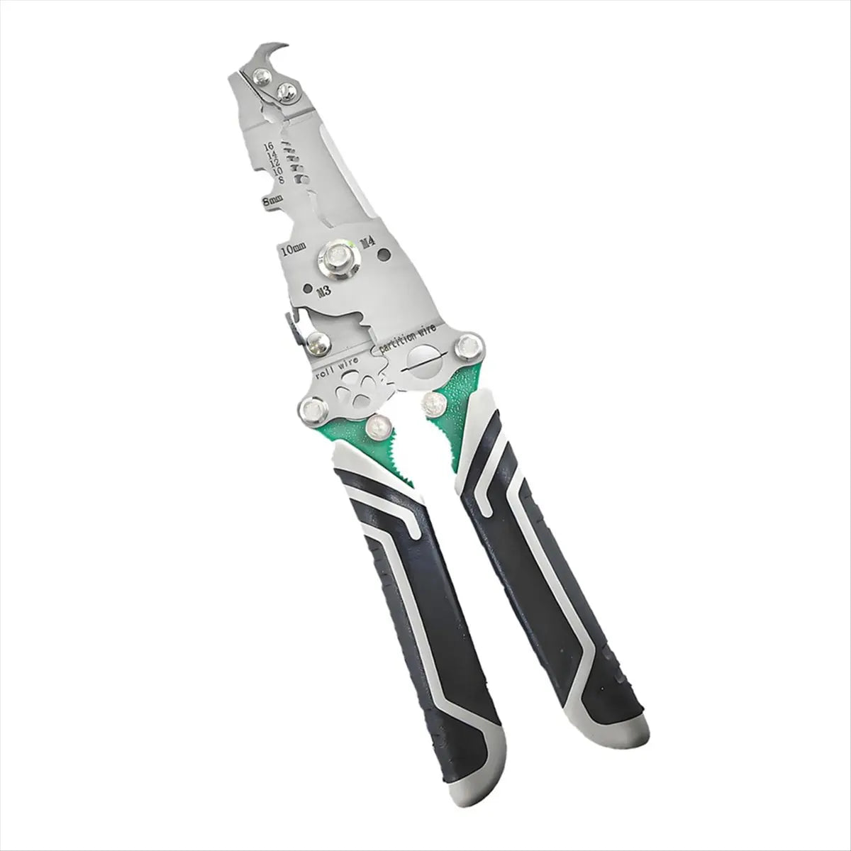 (PQWN) 18 in 1 Foldable Wire Stripper,Multifunctional Wire Stripper,Multifunction Wire Stripper,Electrical Pliers