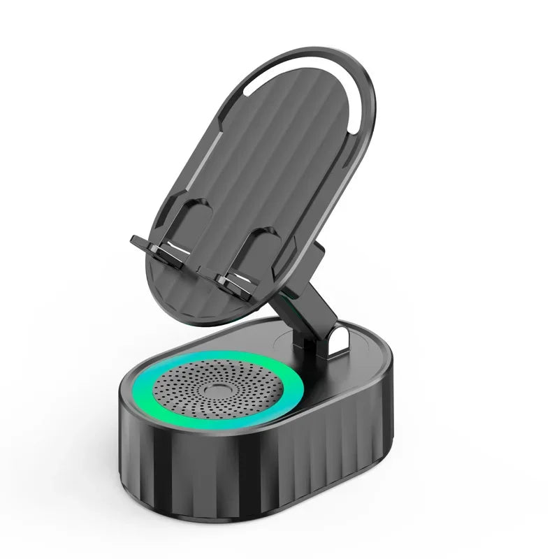 New smart sensor wireless bluetooth bracket speaker 018 lazy chair timing alarm clock carry multi-function